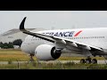 Air France BRAND NEW Airbus A350 Closeup Takeoff