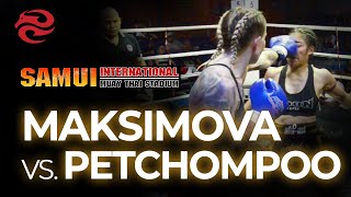 Polina Maksimova vs. May Petchompoo | Samui International Muay Thai Stadium