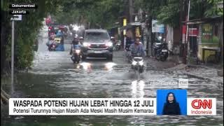 BMKG: Waspadai Potensi Hujan Lebat hingga 12 Juli