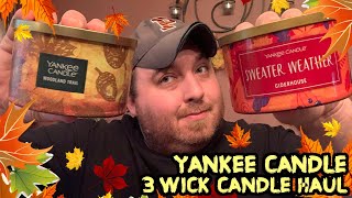 Yankee Candle 3 Wick Haul | Fall 2020