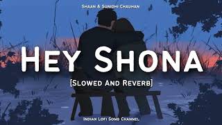 Hey Shona [Slowed And Reverb] - Shaan | Sunidhi Chauhan | LOFI FEEL