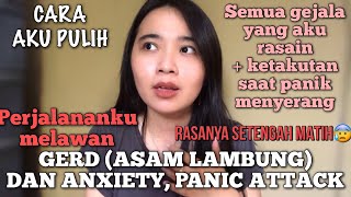 MY GERD JOURNEY (ASAM LAMBUNG) dan PANIC ATTACK / ANXIETY | TIPS SEMBUH