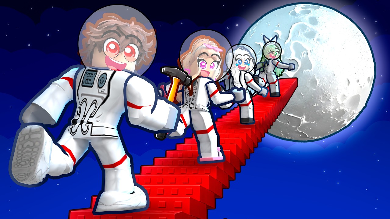 ROBLOX BUILD TO THE MOON...