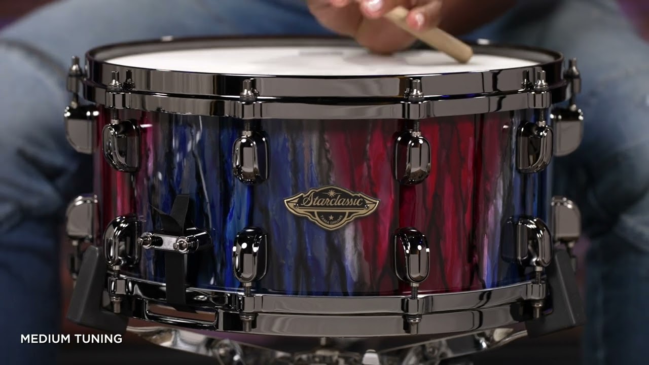 Tama 14x6 5 Starclassic Walnut Birch Snare Drum - Crimson Sapphire