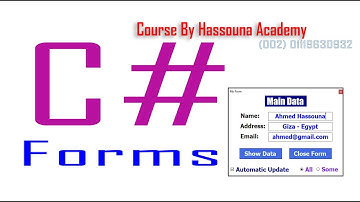C# مربع النص والعنوان  TEXT BOX AND LABEL تعلم سي شارب #86