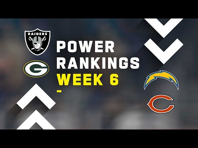 nfl power rankings week 6