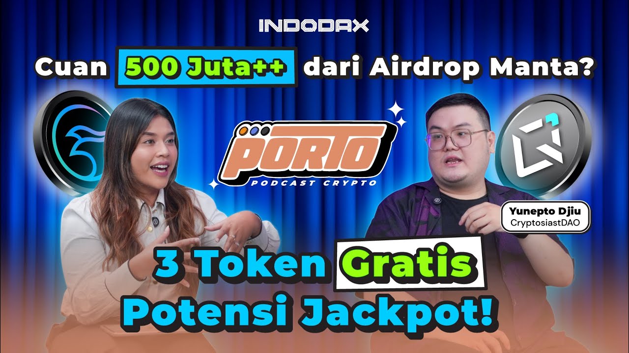 Cara Mendapatkan Uang dari Airdrop Kripto 2024 : Yunepto Kasih Bocoran!  Gratis & Mudah!
