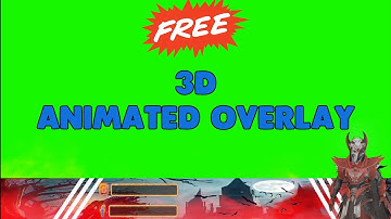 3D gaming overlay like scout & Regaltos | 3D pubg character overlay green screen #nocopyright