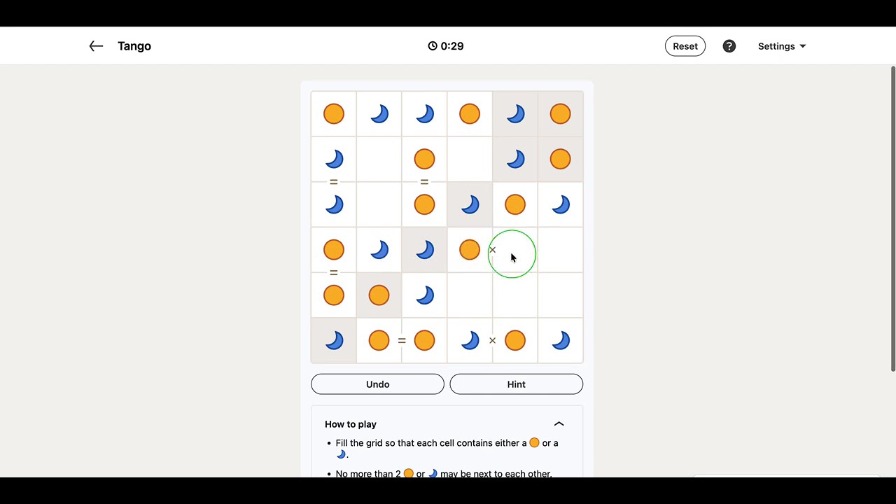 LinkedIn Tango Answer Today | 25 March 2026 - Puzzle #534