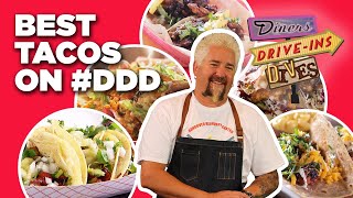 Top 10 Taco Videos on #DDD with Guy Fieri | Diners, DriveIns and Dives | Food Network