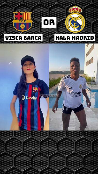 VISCA BARÇA or HALA MADRID | Prt. 56  #shorts #dance #music #halamadrid #viscabarça #laliga