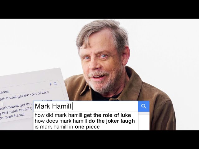 Mark Hamill Answers the Web's Most Searched Questions