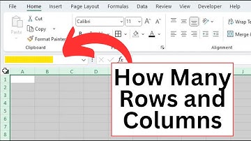 How Many Rows and Columns There Are in Excel (And How to Jump to the Last Row or Column)