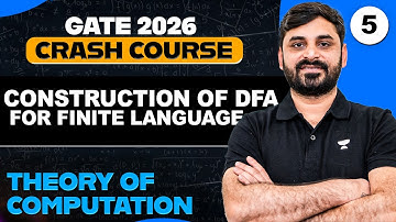 Theory of Computation 05 | Construction of DFA for Finite Language | TOC by Ankit Doyla Sir | CSIT
