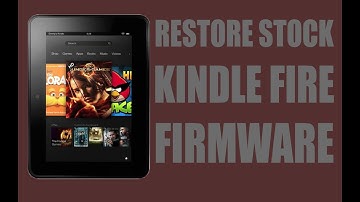 How to Restore the Kindle OS Stock Firmware | Tutorial | Kindle Fire HD 7 | RC Films