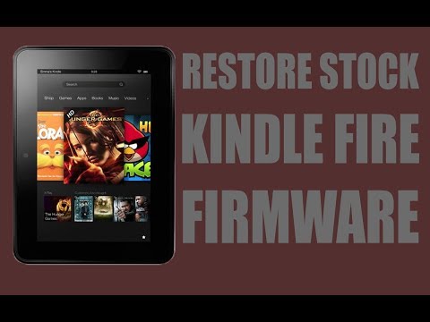 How to Restore the Kindle OS Stock Firmware | Tutorial | Kindle Fire HD 7 | RC Films
