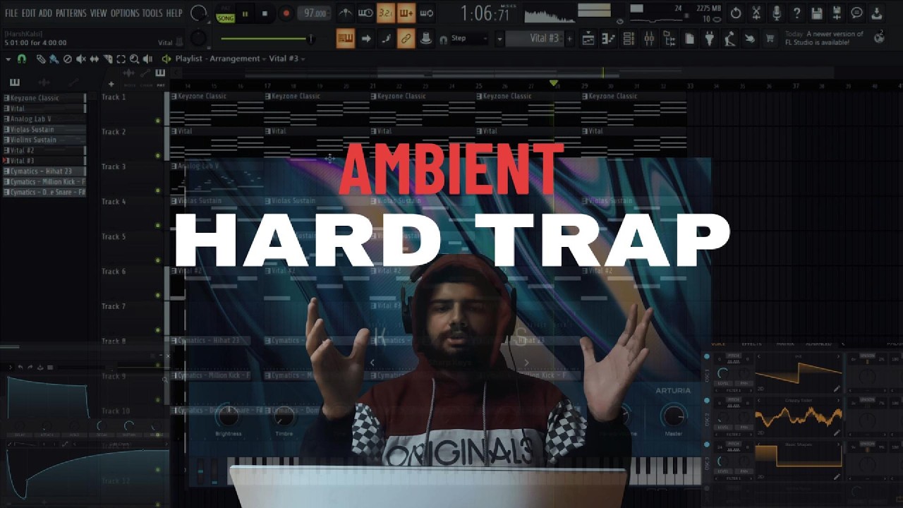 HOW I MADE AN AMBIENT TRAP IN FL STUDIO - YouTube