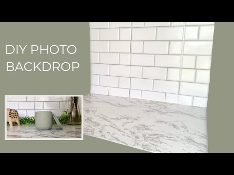 diy photo backdrop | replica surfaces alternative | easy and affordable