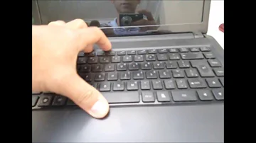 Como tirar o teclado de um notebook Positivo?