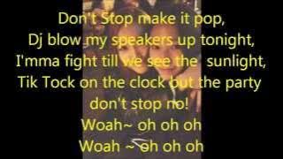 SNSD Jessica and F(x) Krystal Tik Tock Lyrics