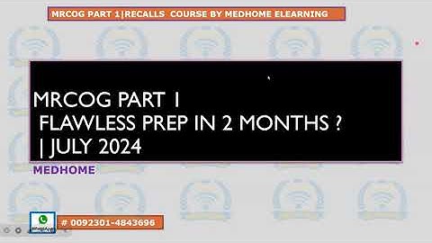 July 2024 | MRCOG Part 1 | Exam Booking Step