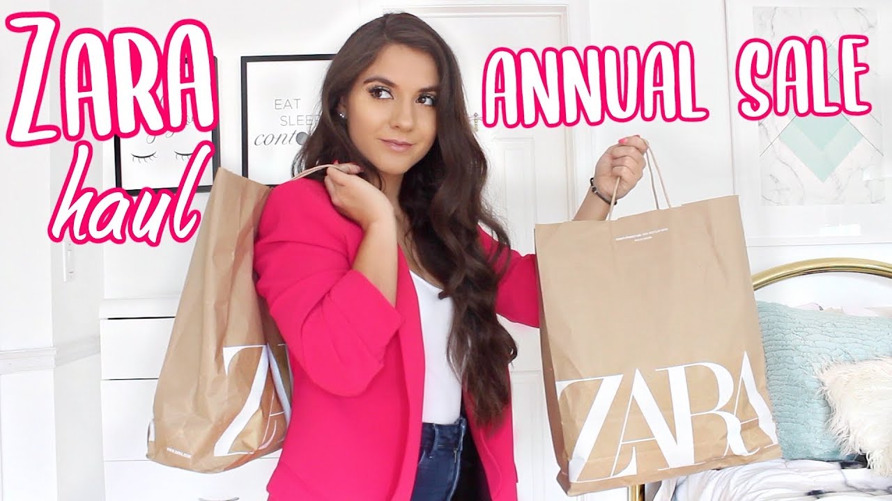 ZARA HAUL & TRY ON SUMMER SALE - YouTube