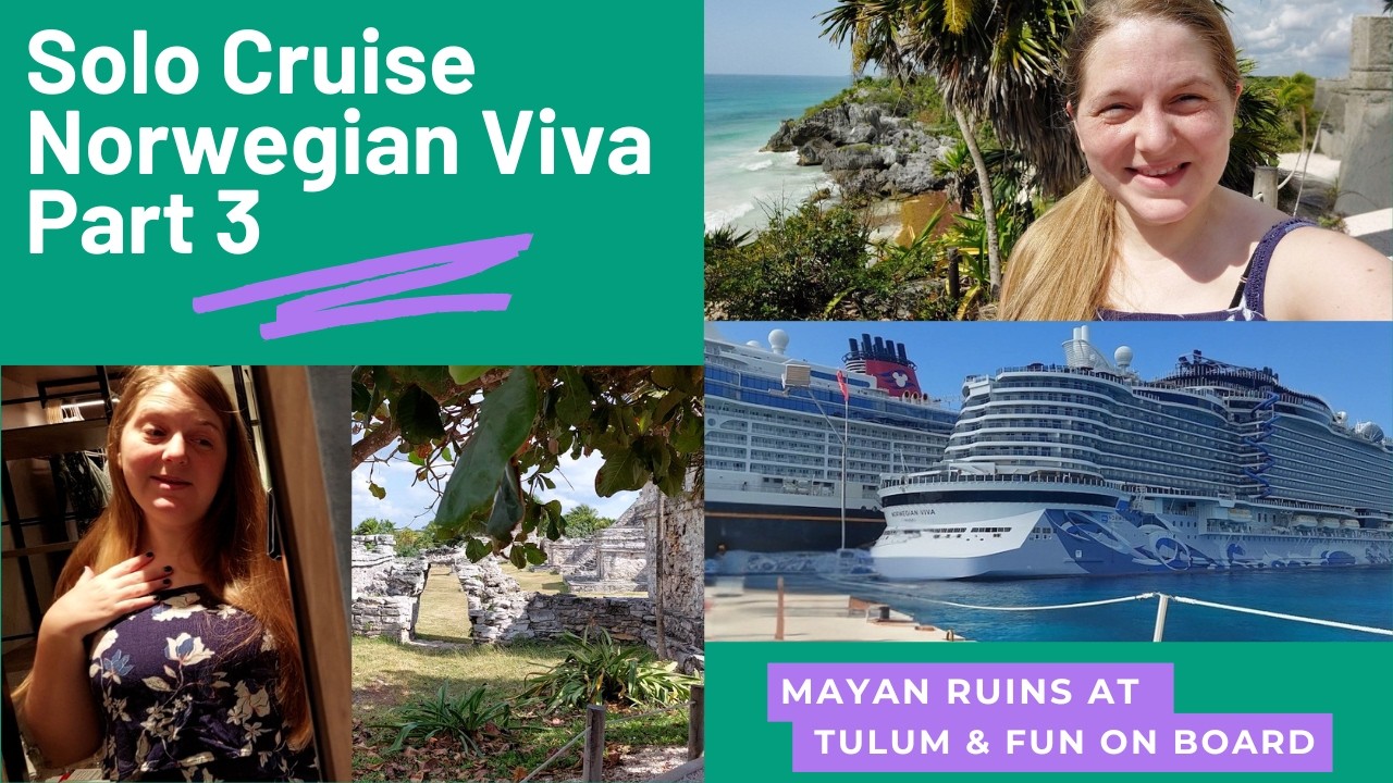 Exploring Mayan Ruins on No Sleep! | Part 3 - Norwegian Viva Solo Cruise