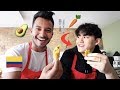 COCINANDO CON MI AMIGO COREANO en COLOMBIA