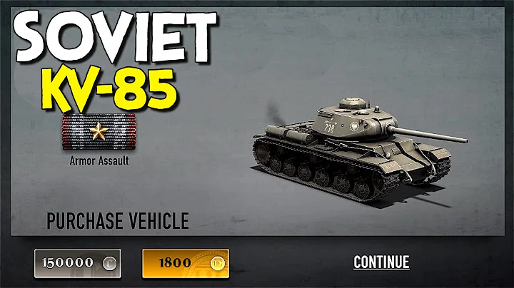 🎮 Heroes and Generals - Soviet: KV-85 Gameplay - Standard AP Shells