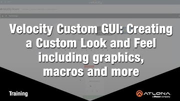 Velocity Custom GUI: Creating a Custom Look and Feel including graphics, macros and more