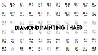 Diamond Painting Symbol Labels 1/2 Circle Labels That Fit ALL SIZES of  Storage Containers 