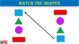 Match the Shapes | match the shapes to the correct pictures | match the shapes with pictures