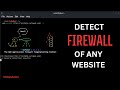 How Hackers Detect Firewall of Websites | wafw00f - Kali Linux | kidnapshadow