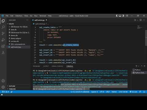 Video: Làm cách nào để tạo cơ sở dữ liệu SQLite bằng Python?