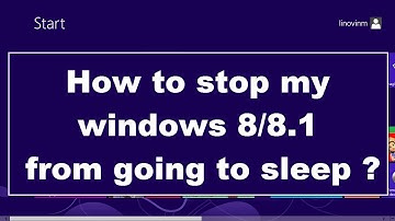How to stop my windows 8 / windows 8.1 from going to sleep ? (in 52 sec)