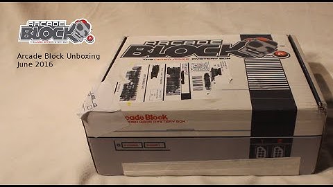 Arcade Block Unboxing June 2016