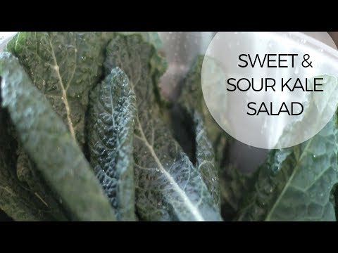 Sweet & Sour Kale Salad