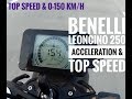 Benelli Leoncino 250 Acceleration and Top Speed