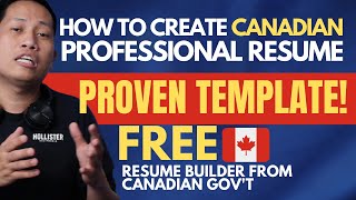 How to create Canadian Professional Resume 2022  | Proven Template  | KAP Joey