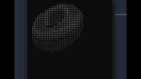 ASCII 3D Raymarching