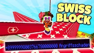 GIGANTISCHES SCHWEIZER TASCHENMESSER | SWISS LUCKY BLOCKS WALL