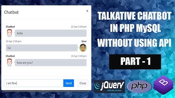 talkative chatbot using php mysql