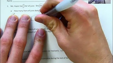 5th Grade EngageNY Math - Module 4 Lesson 33 Division of Fractions and Decimals