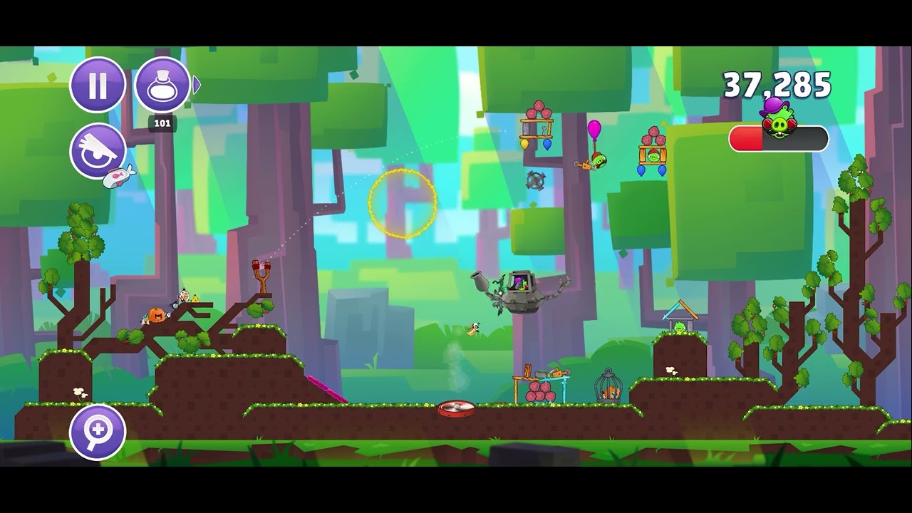 [앵그리버드 리로디드] 아이스 5(Ice five) 보스 3성(VS 헥토르 포르코)