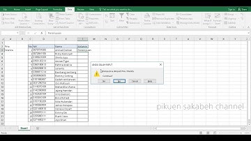 EXCEL TIPS - Data Validation [Error Alert]