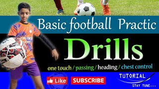 how to improve header | one touch |chest Pass control in Hindi #football #sports #toturial
