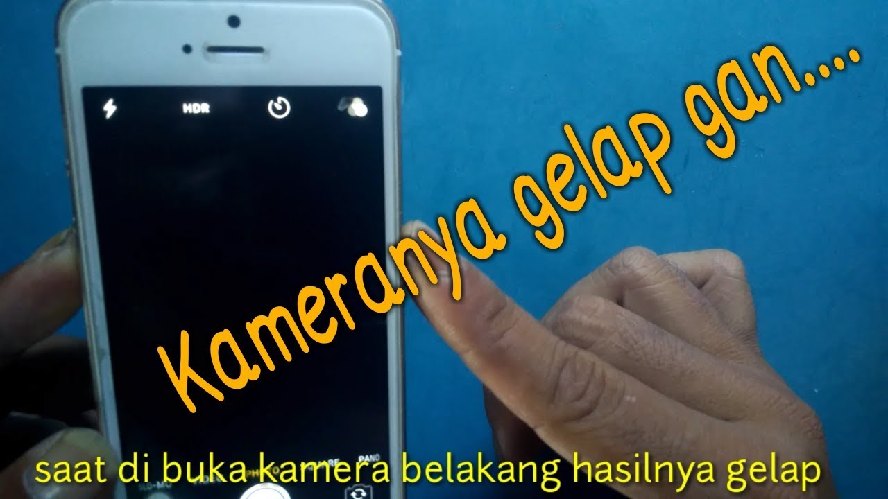 Cara mengatasi Iphone 5s KAMERA GELAP || error camera