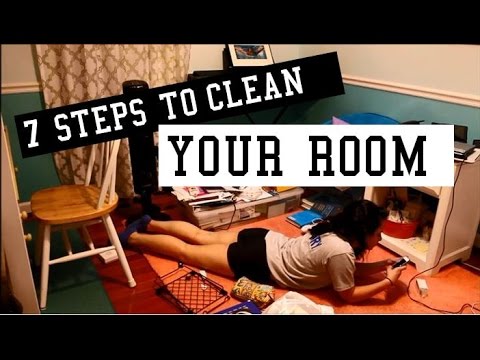 The 7 REAL Steps to Clean Your Room - YouTube