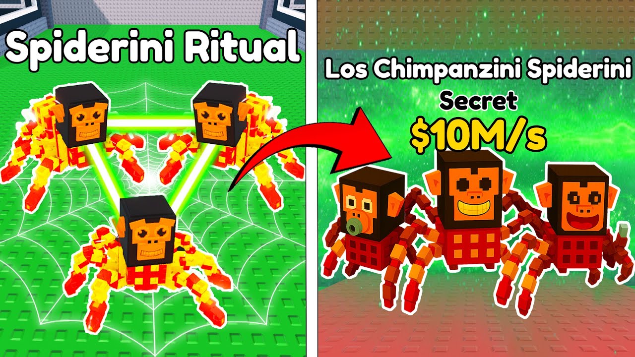 Chimpanzini Spiderini Ritual Soon😱 Funny Moments Memes - Steal a ...