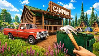 VIREI DONO de UM CAMPING! NESSE NOVO SIMULADOR MUITO INTERESSANTE!!